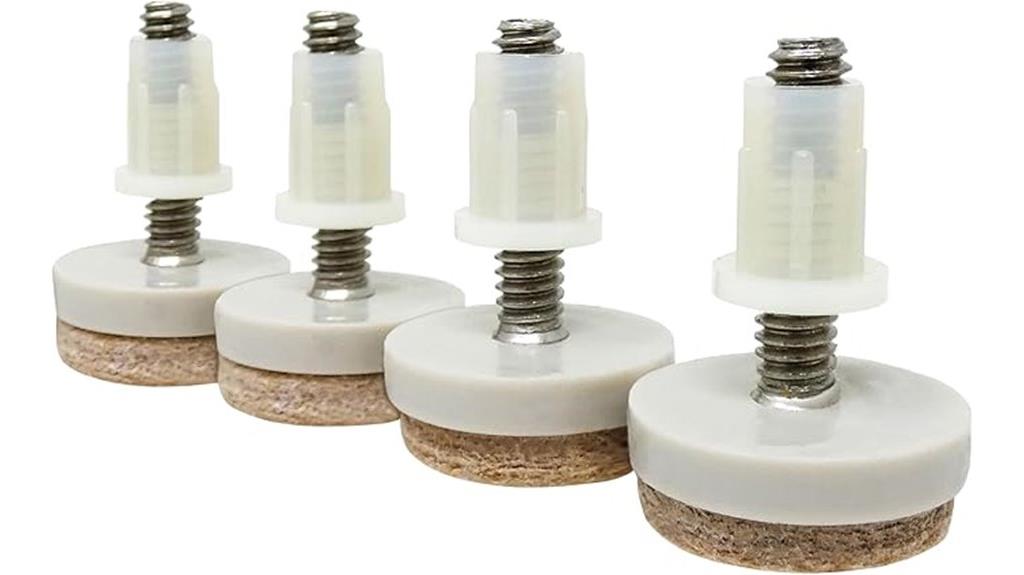 set of four furniture glides