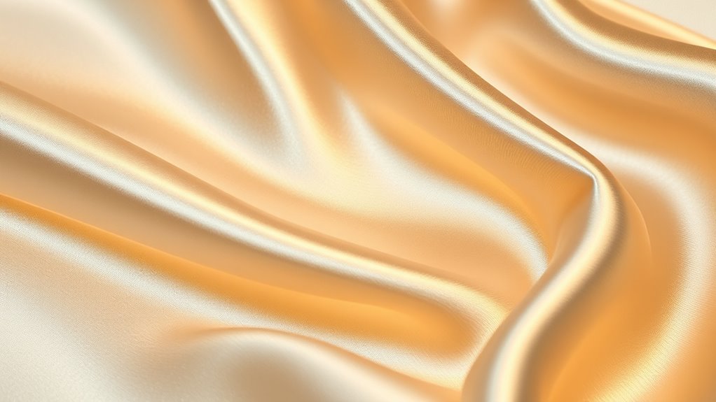 silk fiber light reflection