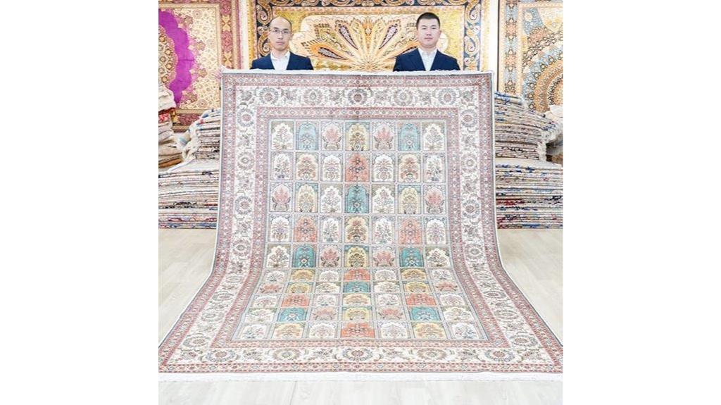 silk oriental floral rug
