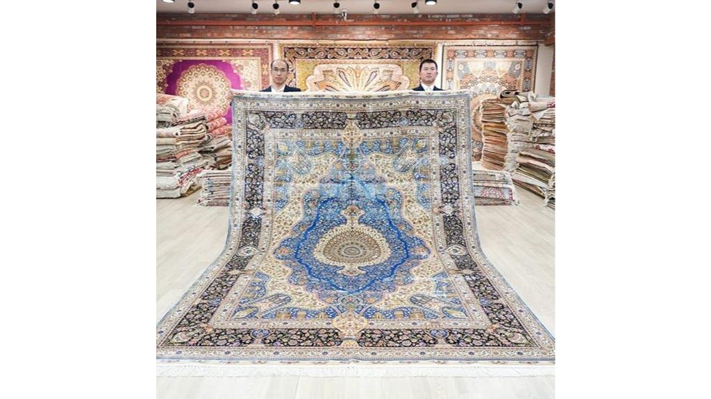 silk oriental rug