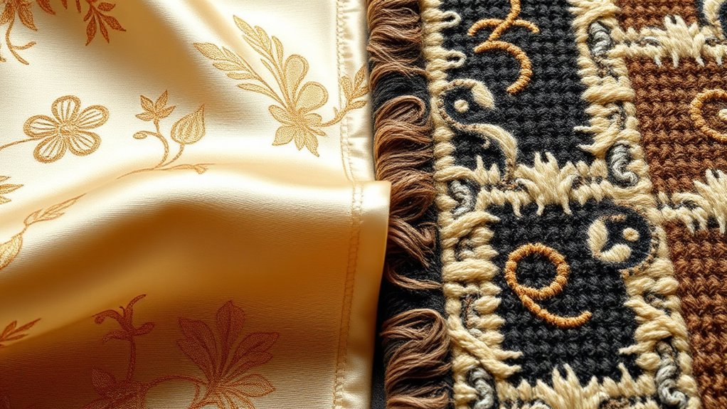 silky shine textured elegance