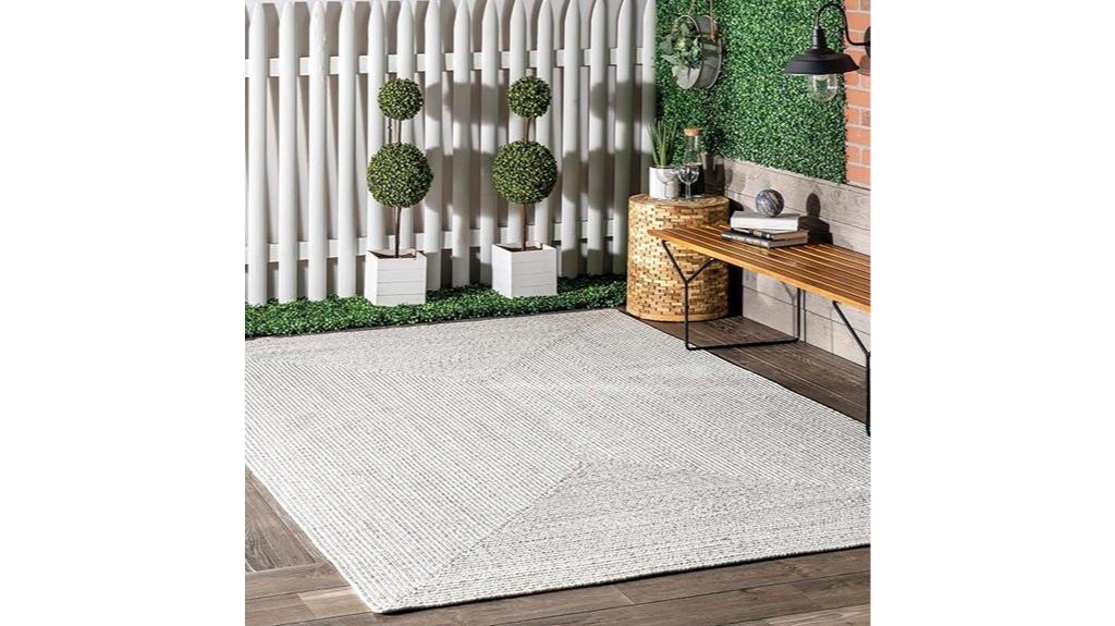 six by nine braided rug