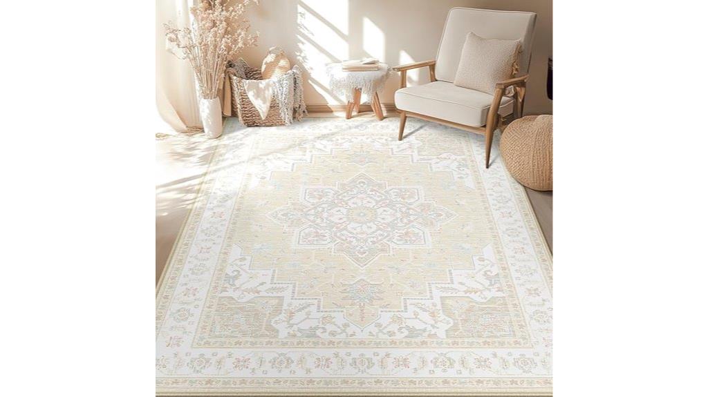 six by nine living room rug