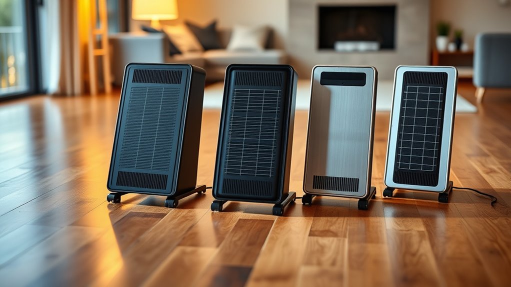 sleek space heater options