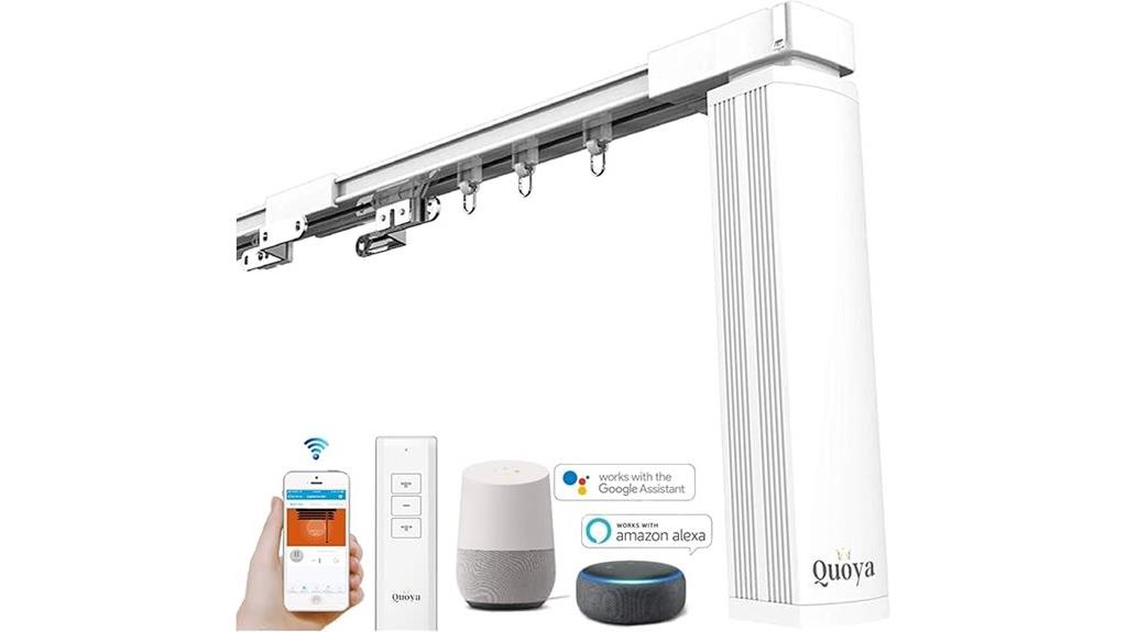 smart alexa enabled curtain system