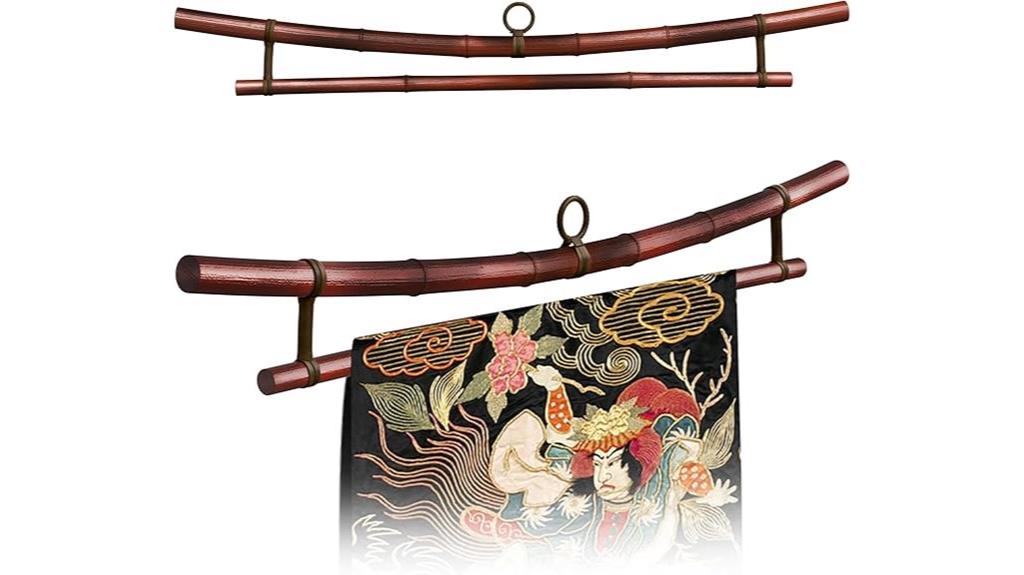 smoked bamboo wall decor