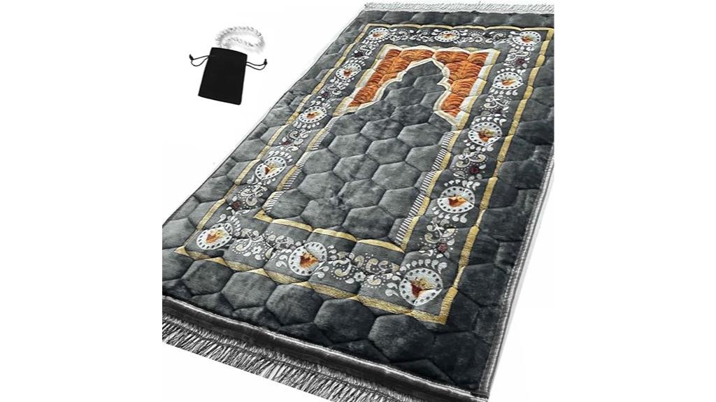 soft beaded prayer rug