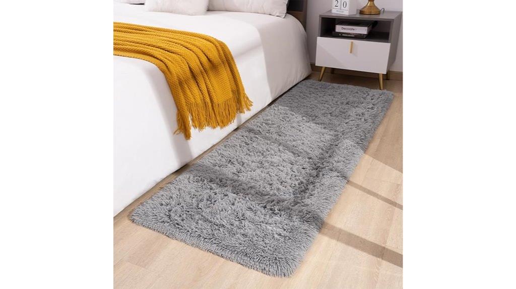 soft fluffy runner rug
