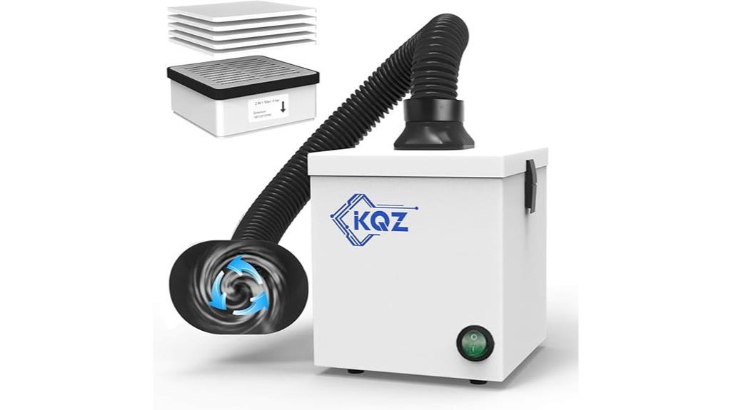 solder fume extraction device