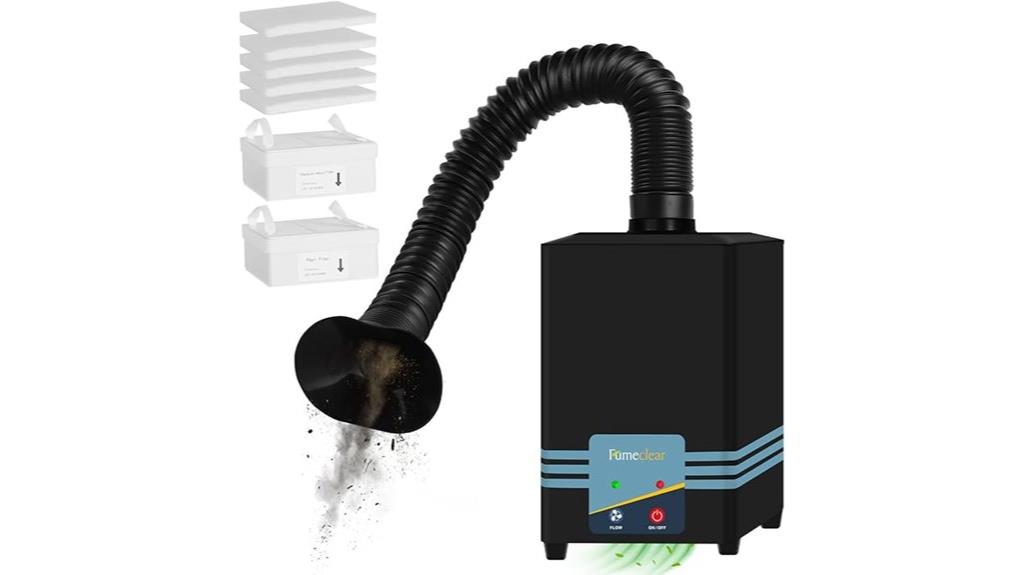 solder fume extractor unit