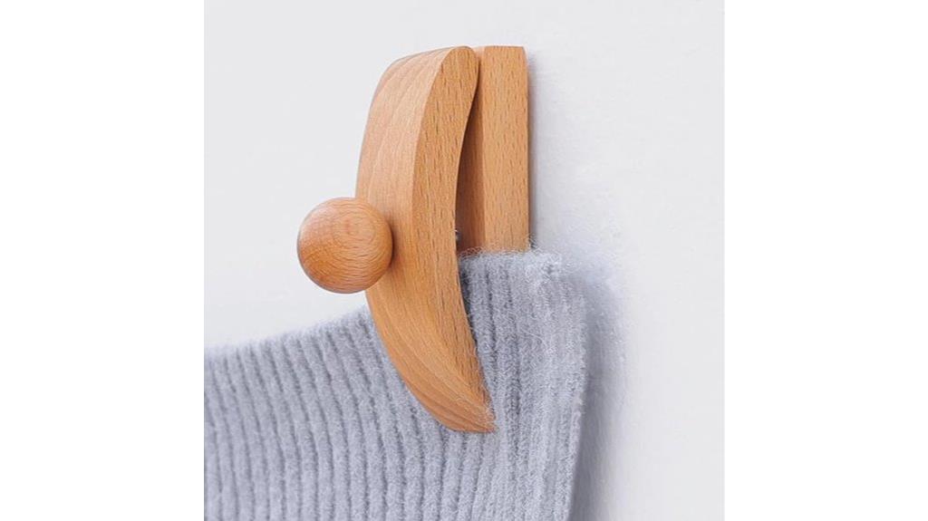 solid beech wall mounts