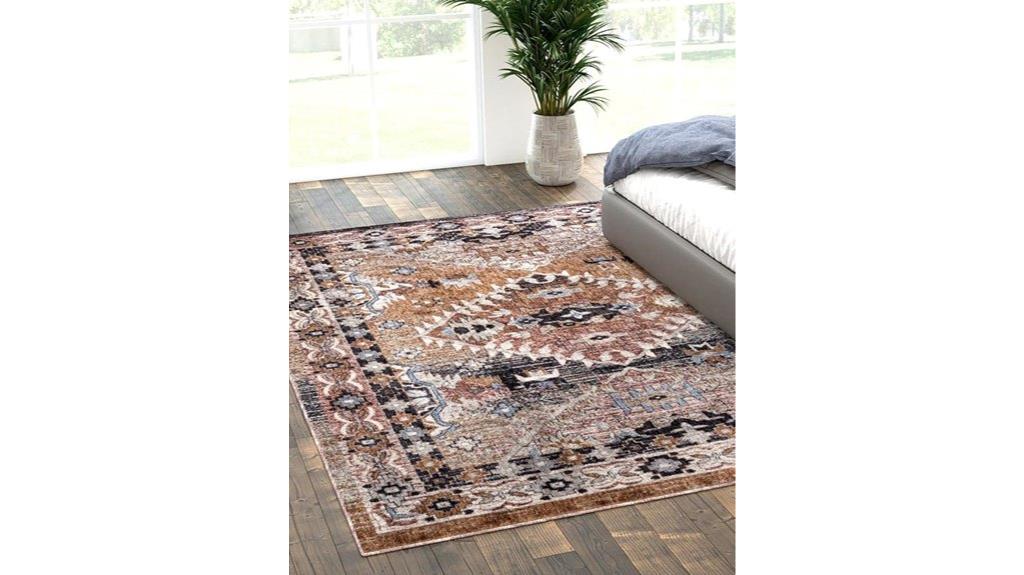 southwestern style khaki rug