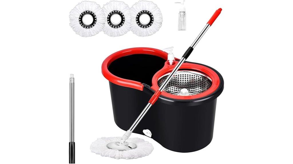 spin mop bucket set
