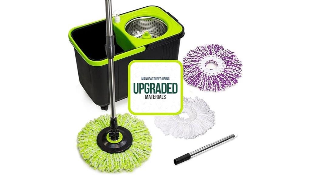 spin mop cleaning bucket