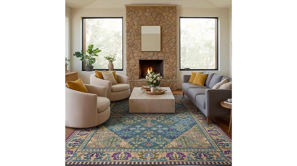 stain resistant 8x10 rug