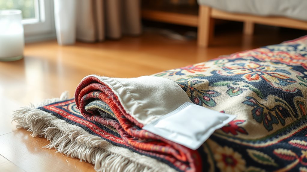 store rugs properly year round