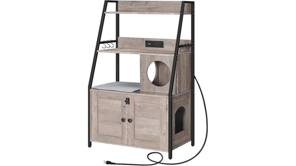 stylish cat litter box cabinet