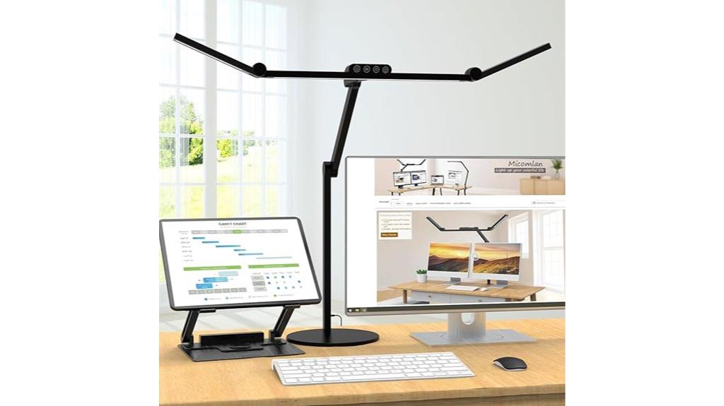 stylish desk lamp with ambiance