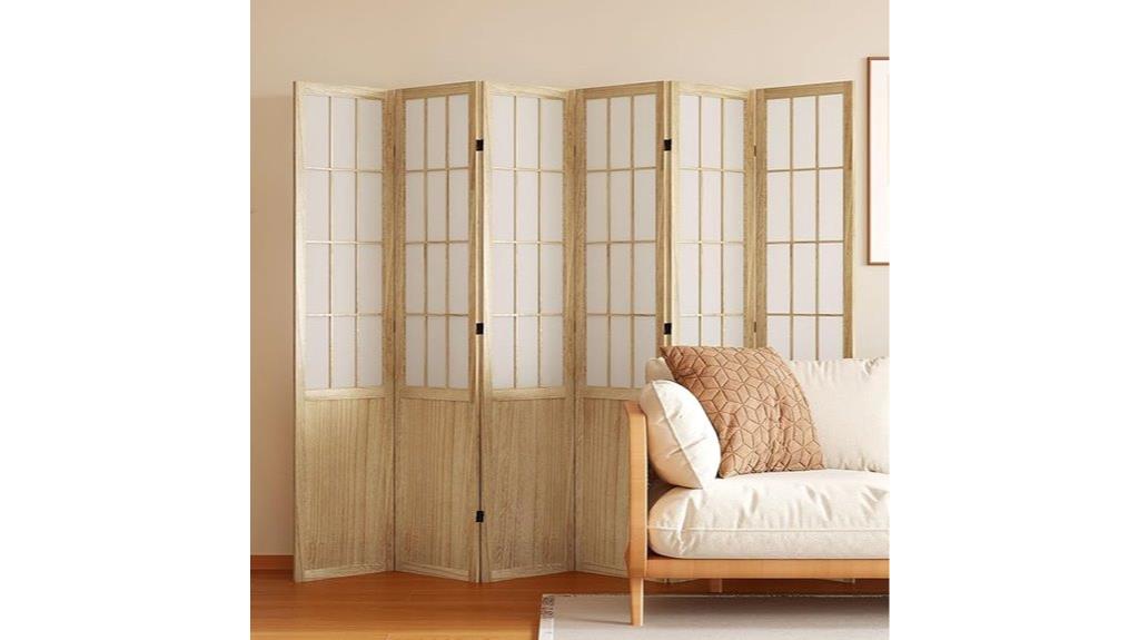 tall japanese shoji screen