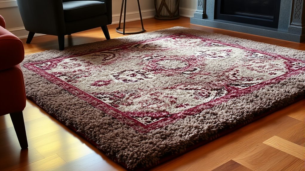 thick dense layered rugs