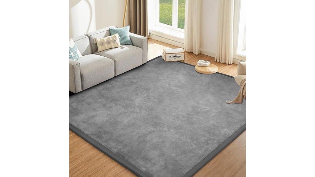 thick non slip play mat