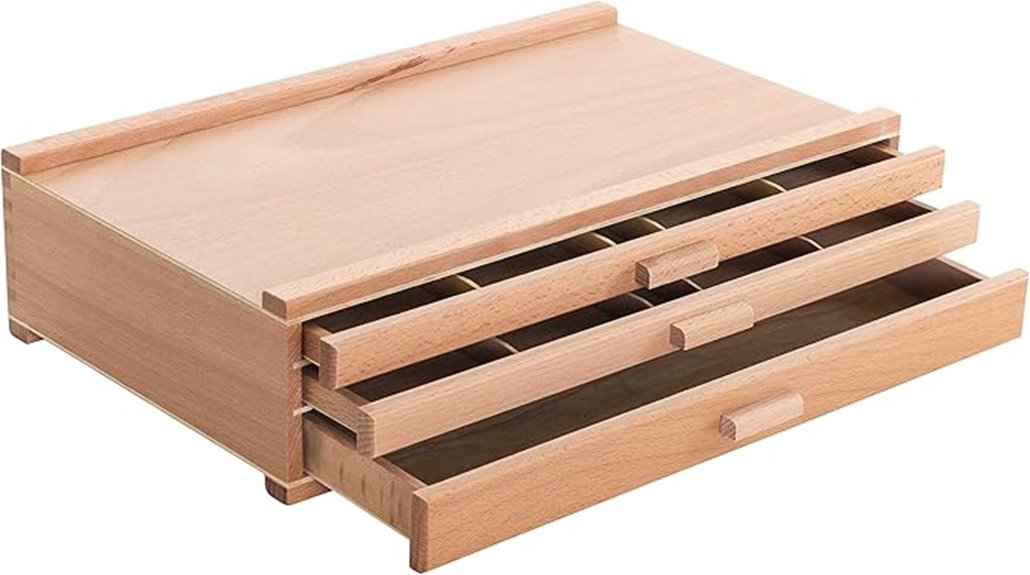 three drawer tool box