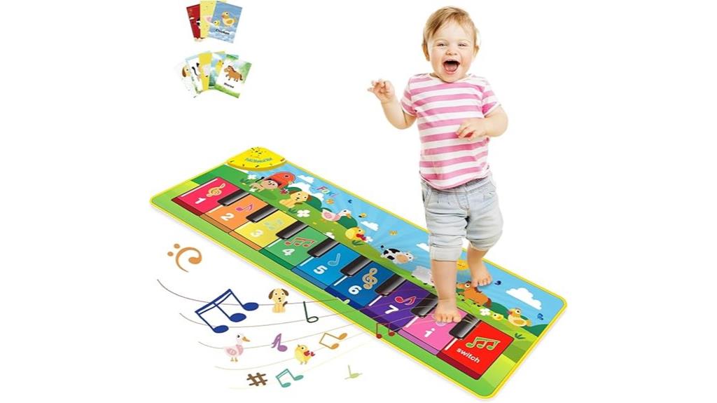 toddler floor piano mat