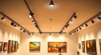 top adjustable led gallery tracks
