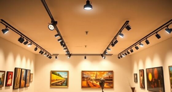 top adjustable led gallery tracks