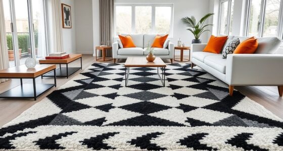 top geometric wool berber rugs