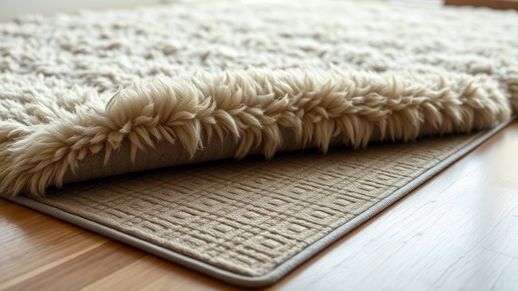 top non slip wool rug pads