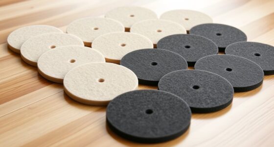 top reversible felt rubber pads