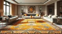 top wool silk carpet selections