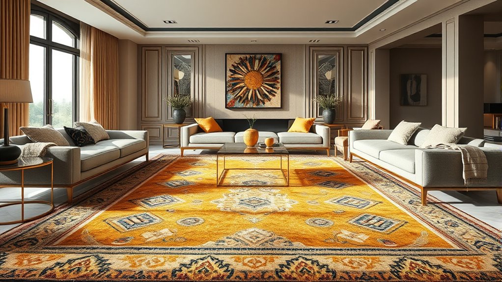 top wool silk carpet selections