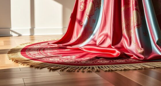 top yilong fringe silk carpets