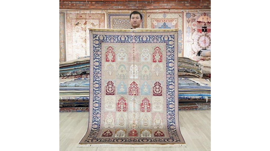 traditional hand knotted medallion rug
