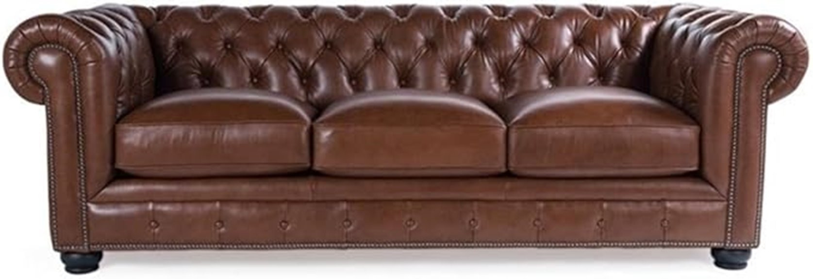 traditional leather chesterfield sofa