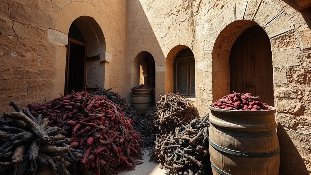 traditional natural dye materials