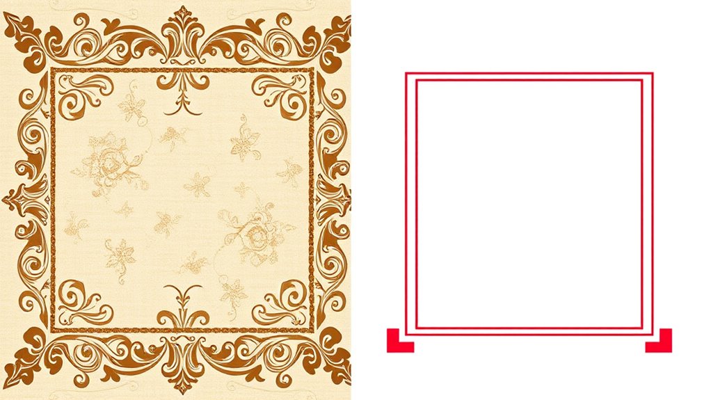 traditional patterns and modern minimalism