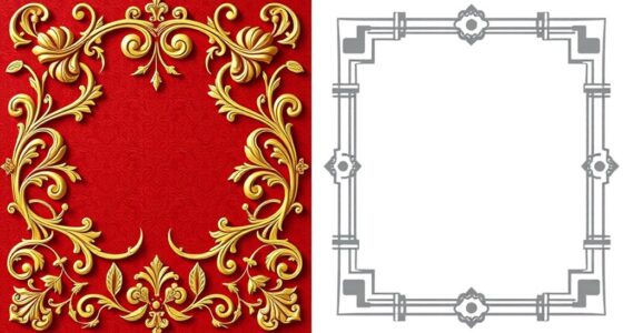 traditional versus modern borders
