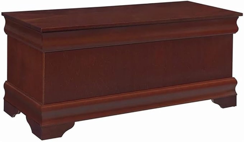 traditional wooden cedar chest