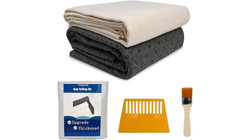 tufting cloth with markings