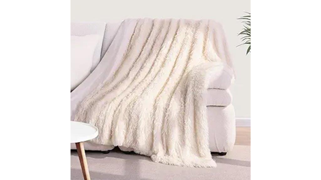 twin size faux fur blanket