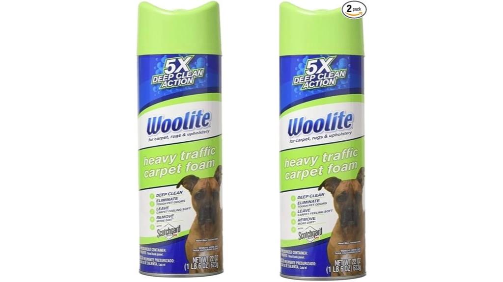 two pack foam carpet cleaner