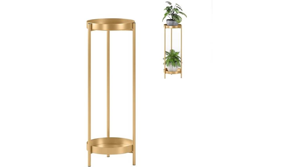 two tier plant stand