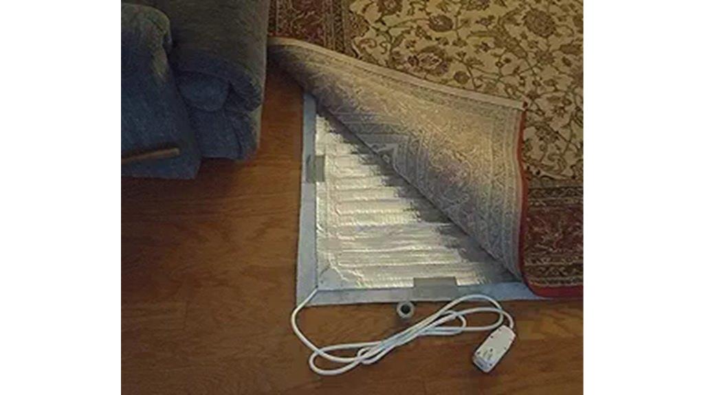 under rug space heater