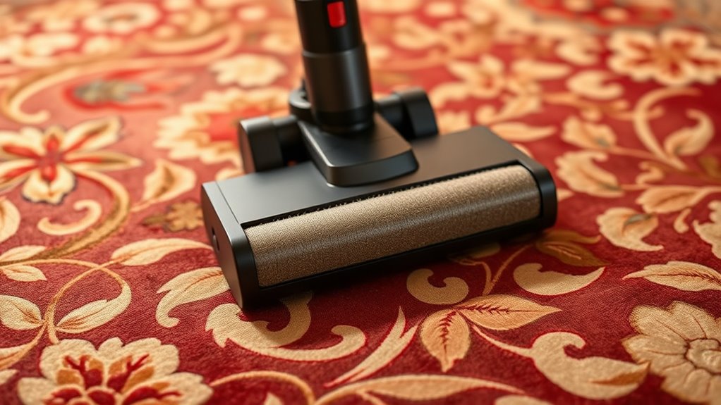 vacuum maintenance for silk