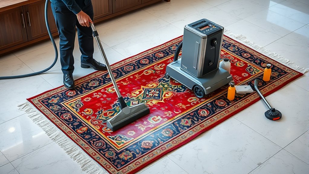 varied rug cleaning methods