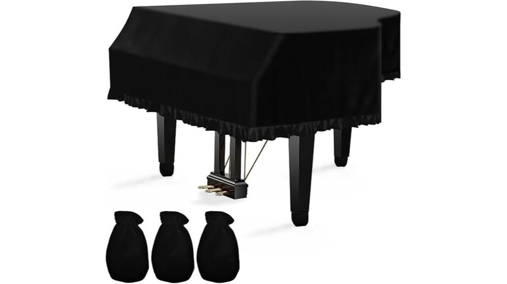 velvet dustproof baby piano cover