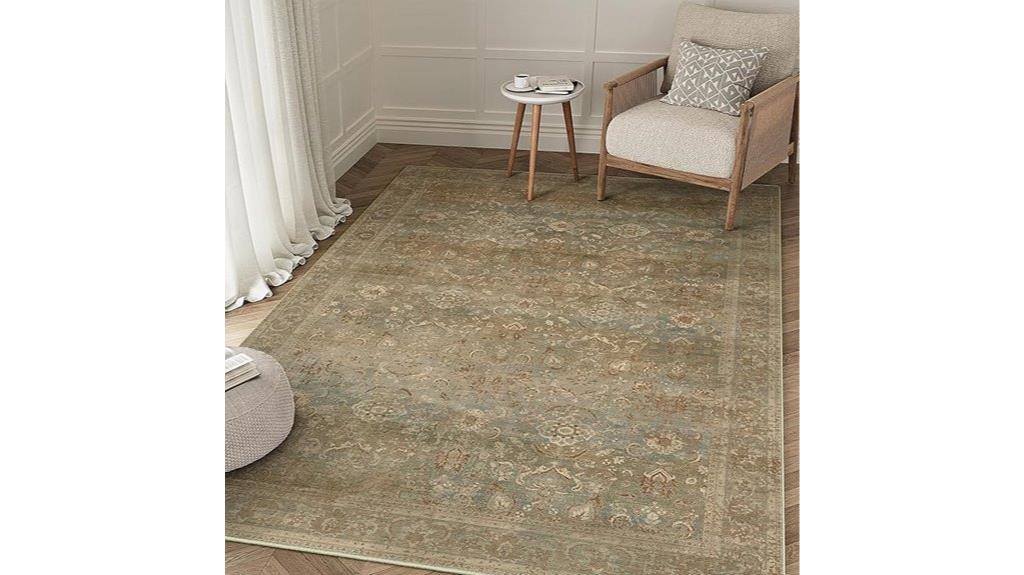 vintage 3x5 non slip rug